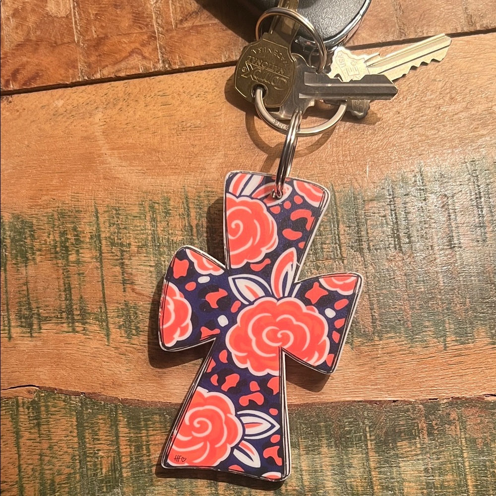 Cross Key Chain New